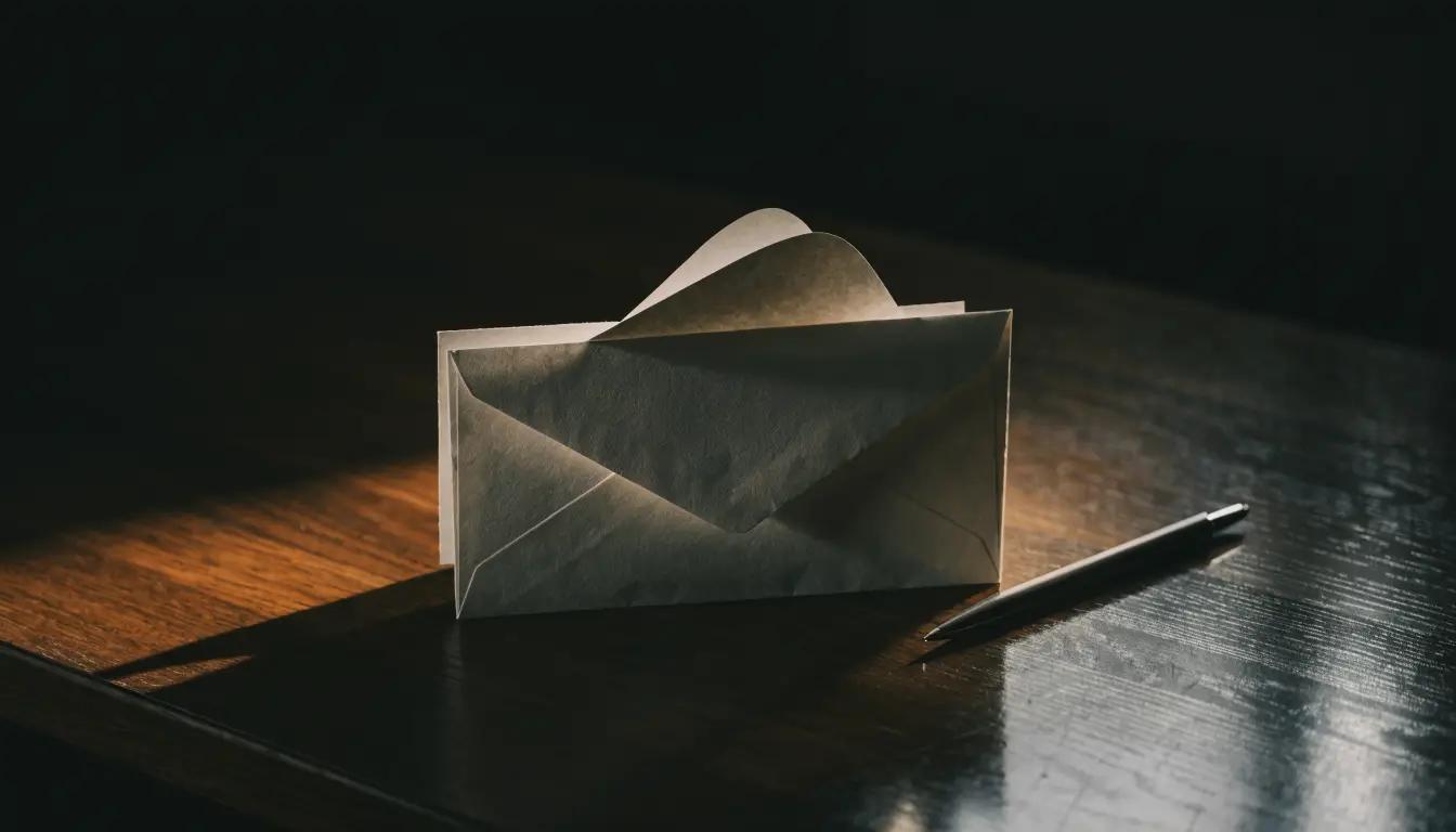 Un cheque y una pluma sobre la mesa esperando una firma — la primera oferta de la aseguradora